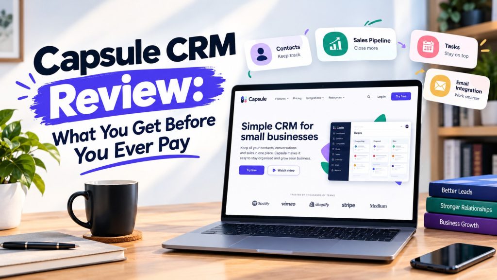 Capsule CRM review: what you get before you ever pay.