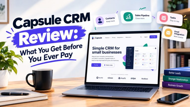 Capsule CRM review: what you get before you ever pay.